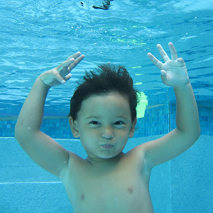 Boy in Pool